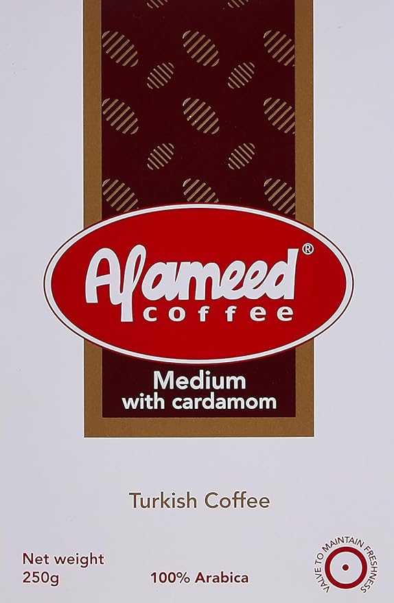 Alameed Turkish Coffee Medium Roast With Cardamom