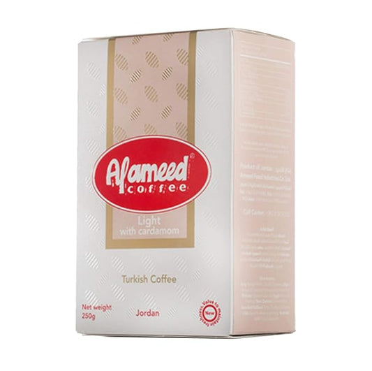 Alameed Turkish Coffee Light Roast with Cardamom