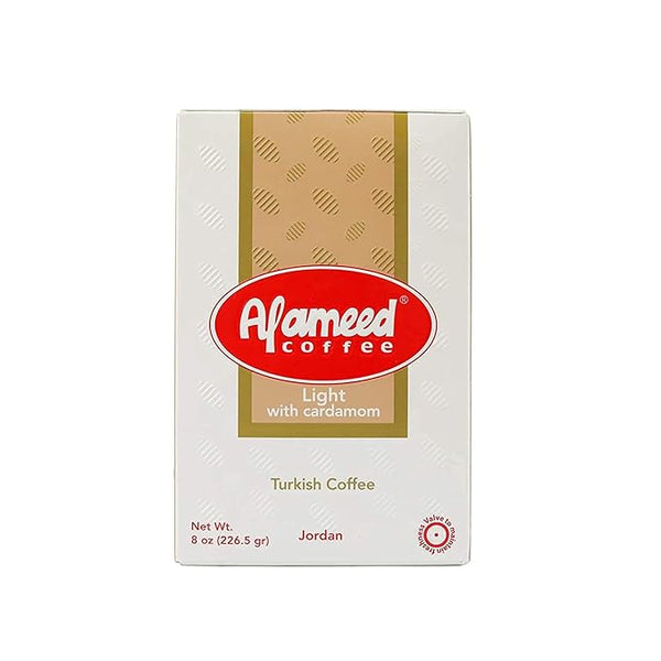 Alameed Turkish Coffee Light Roast with Cardamom