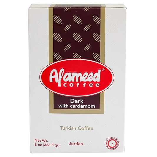 Alameed Turkish Coffee Dark Roast With Cardamom